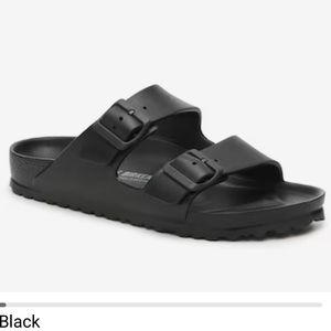New in box, black Birkenstock sandals (Arizona EVA)